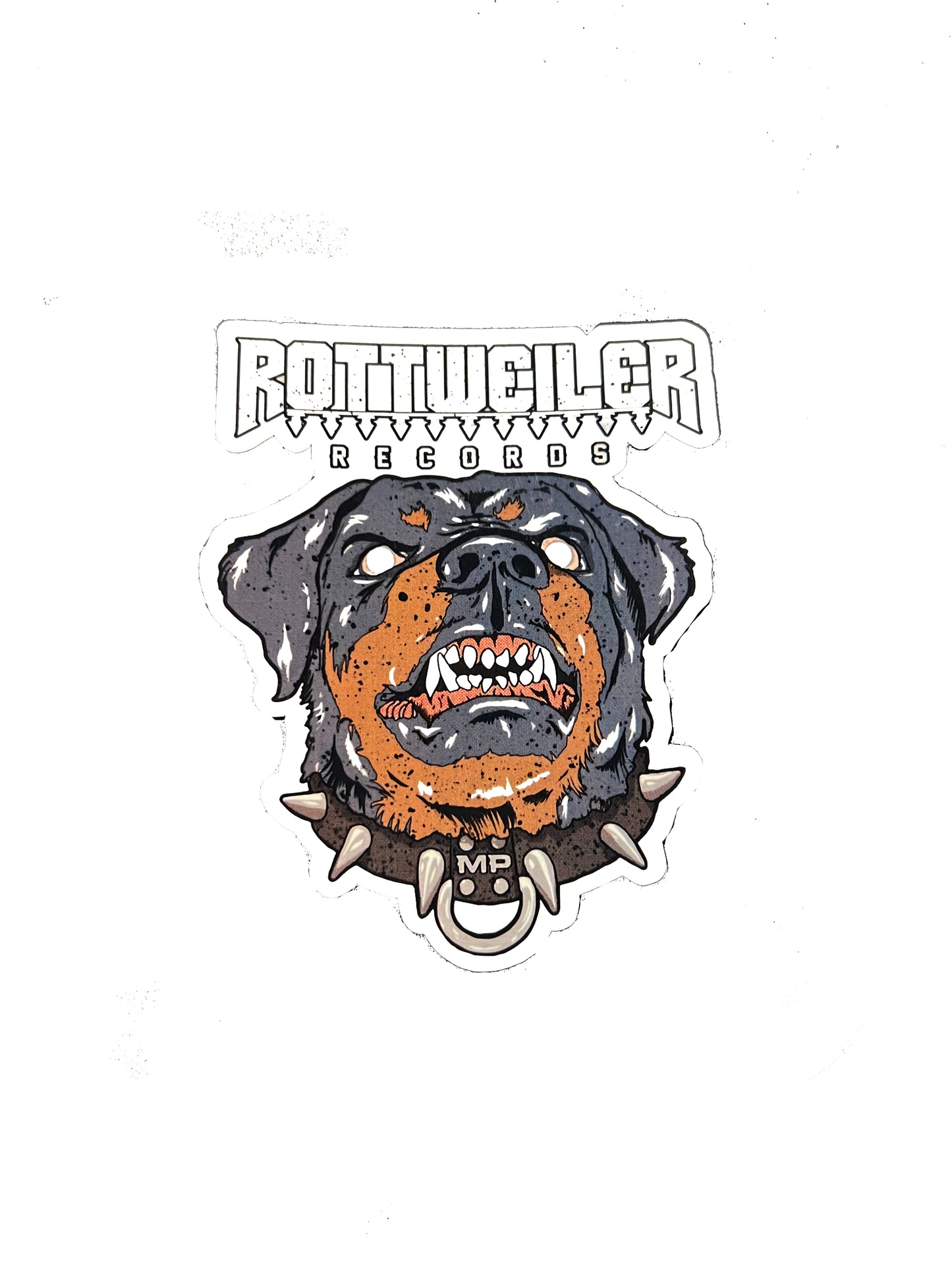 Rottweiler Logo Die Cut Sticker